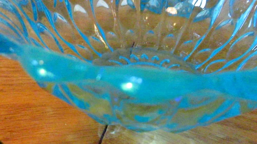 5 Vintage Anchor Hocking Fairfield Bowls Aqua Blue - photo 2