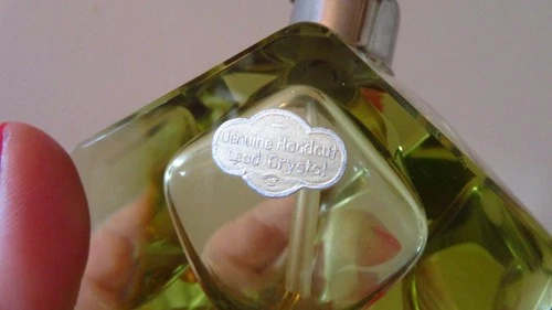 2 VTG Bohemian Czech Moser Style Art Deco Perfume Bottles - photo 3