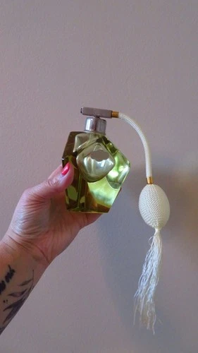 2 VTG Bohemian Czech Moser Style Art Deco Perfume Bottles - photo 4