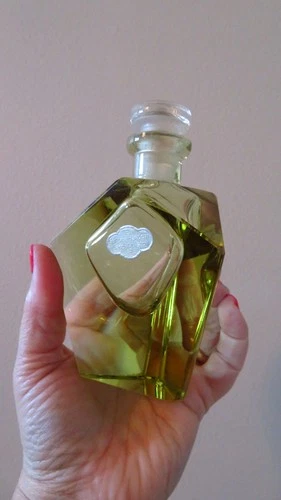 2 VTG Bohemian Czech Moser Style Art Deco Perfume Bottles - photo 5