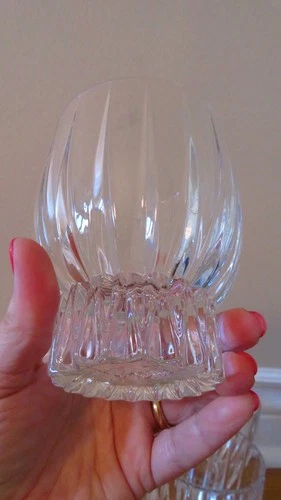 Vintage 5 Mikasa Crystal Double Old Fashion Glasses Algonquin - photo 4