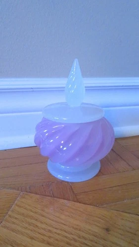 Vintage Archimede Seguso Opal Pink Murano Candy Dish 1960s Rare - photo 3