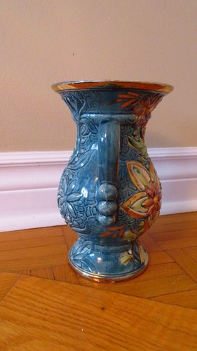 Vintage H. Bequet Belgium Quaregnon Vase #408 - Mint Condition - photo 4