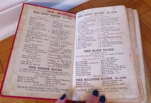 VTG 1900 Book: Pansy the King's Daughter Antique - photo 4