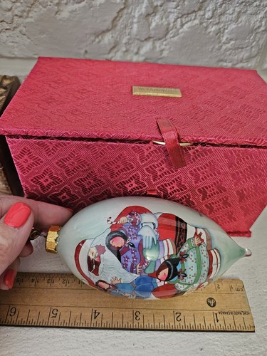 Ne'Qua Art Christmas Ornament with Red Box By Barbara Lavallee - photo 4