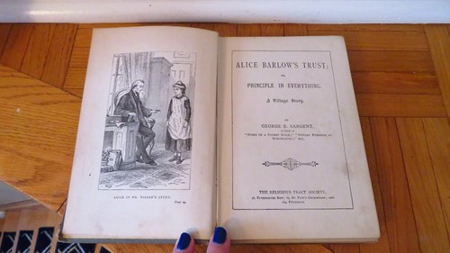 VTG 1900 Alice Barlow's Trust or Principle in Everything Book - photo 5