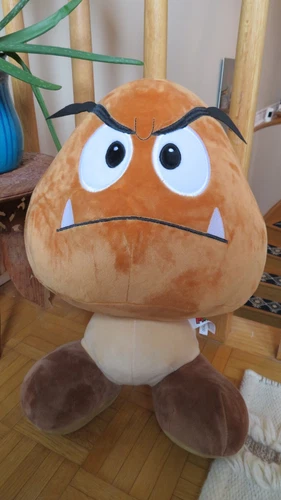 Goomba Jumbo Plush 19" Super Mario Bros 2022 Nintendo Basic Fun