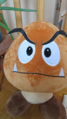 Goomba Jumbo Plush 19" Super Mario Bros 2022 Nintendo Basic Fun - photo 2