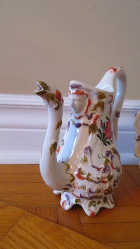 Bassano Tea & Coffee Set, Italian Floral Ceramic 1960s - photo 2