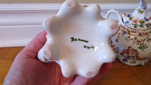 Bassano Tea & Coffee Set, Italian Floral Ceramic 1960s - photo 5