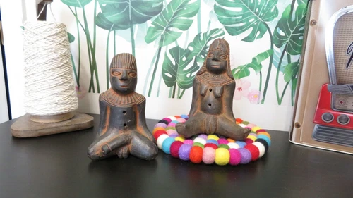 2 Vintage African/Tribal/Egyptian Sex Whistles