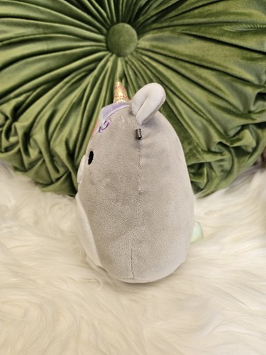 Super rare Squishmallow 5” Teresa Gray Rainbow Unicorn Kellytoy - photo 3