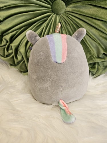 Super rare Squishmallow 5” Teresa Gray Rainbow Unicorn Kellytoy - photo 4