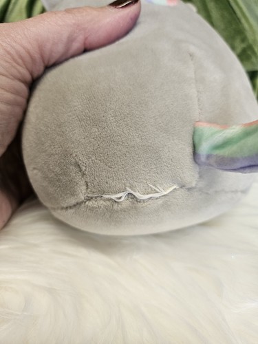 Super rare Squishmallow 5” Teresa Gray Rainbow Unicorn Kellytoy - photo 5