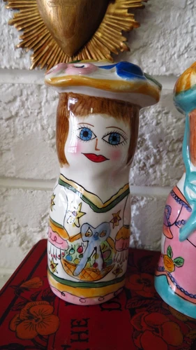 Vintage Susan Paley Salt & Pepper Shakers - Elaine & Melissa - photo 3