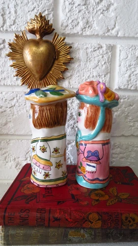 Vintage Susan Paley Salt & Pepper Shakers - Elaine & Melissa - photo 4