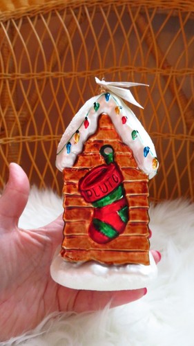 vtg 1997 retired Christopher Radko Christmas Ornament Pluto Dog - photo 3
