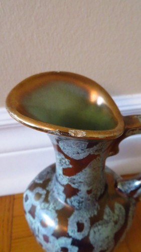 Fohr-Keramik West Germany Vintage Ceramic Vase 1950s Mid Century - photo 3