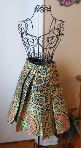 Lucian Matis Skirt Spring Collection Rigid Fabric