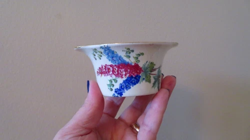 Vintage Art Deco Royal Winton Hand Painted Creamer & Bowl Set - photo 4