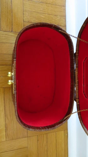 Vintage 1960s Lipao Grass Woven Bag - photo 5
