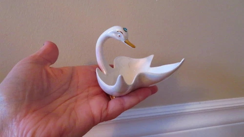 Vtg Cute Swan & Elephant Figurine - Italy/Japan - photo 4