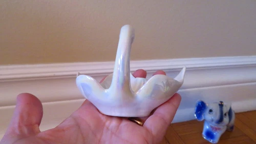 Vtg Cute Swan & Elephant Figurine - Italy/Japan - photo 5