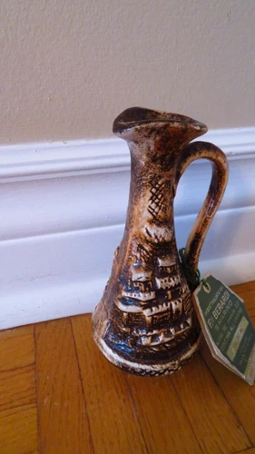 Rare Vint Lacrima Cristi Vino Colombari Ceramic Bottle Decanter - photo 5