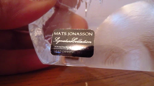 Mats Jonasson Crystal Seal Paperweight - Made in Sweden - photo 2