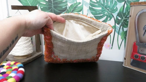 Banana Republic Purse Clutch with Embedded Resin Stones - photo 3