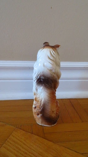 Collie Figurine Puppy Dog Sculpture - Vintage Porcelain Lassie - photo 4