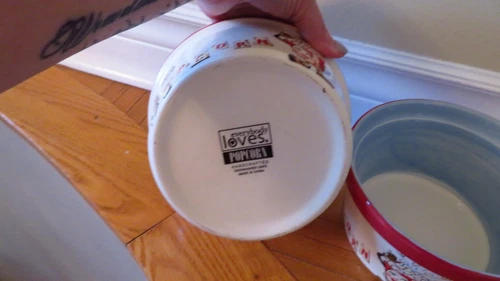 VTG Everybody Loves Popcorn Bowl Set of 2 - Nostalgic Ceramic - photo 5