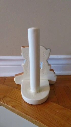 vtg Mcness Mold Ceramic friends paper towel bar boy and girl bar - photo 3