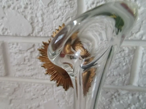 Vintage Swedish Hand Blown Crystal Vase - Aseda Sweden - photo 2