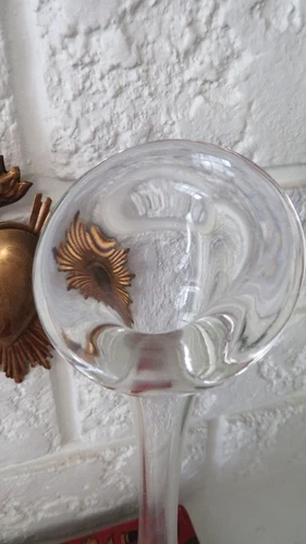 Vintage Swedish Hand Blown Crystal Vase - Aseda Sweden - photo 4