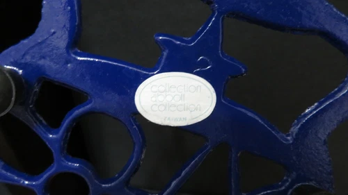 2 Blue Cast Iron Teapot & Trivet Set - photo 5