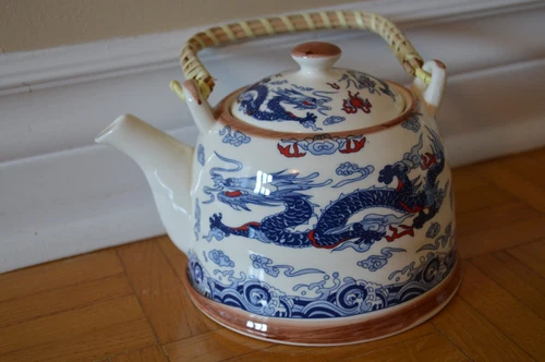 Chinese Teapot with Dragon, Heat Resistant