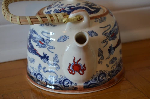 Chinese Teapot with Dragon, Heat Resistant - photo 4