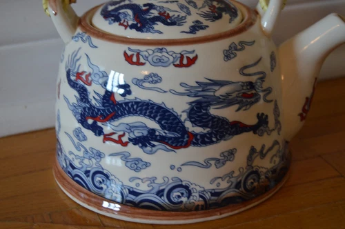 Chinese Teapot with Dragon, Heat Resistant - photo 5