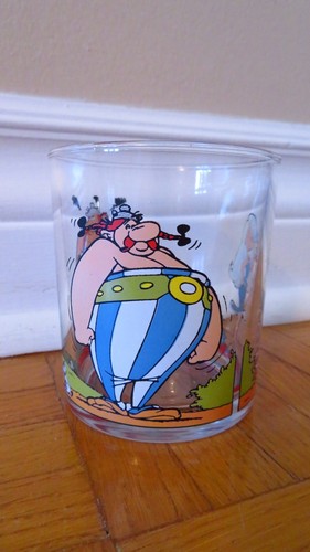 Vintage 1998 Nutella Glass - Asterix the Gaul