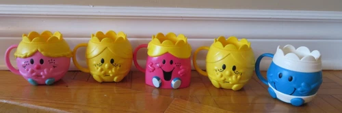 2020 McDonald's Mr Men Little Miss Toy Mug Cup Miss Chatterbox