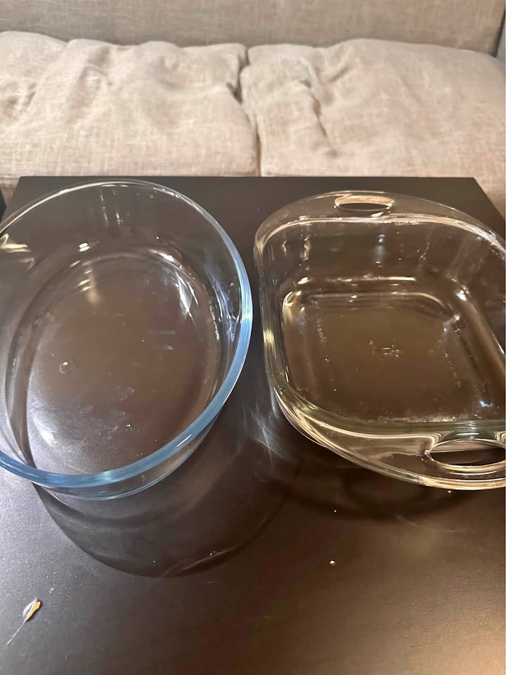 Two Glass Baking Dishes