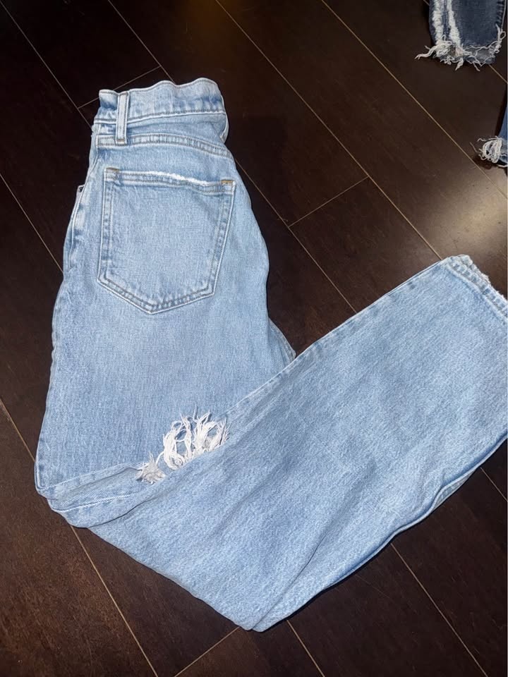 Abercrombie 90's Straight Ultra High Rise Jeans Size 26 - photo 2