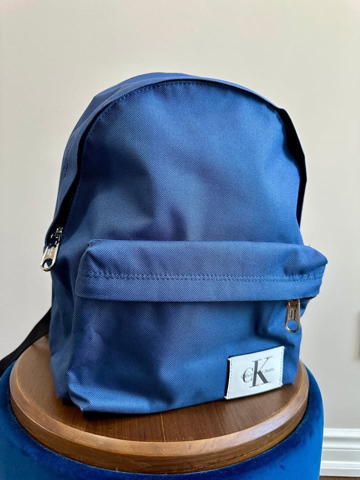 Calvin Klein Backpack (blue) - Like New