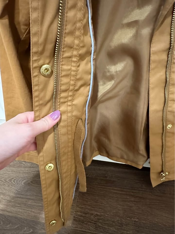 Women's Tommy Hilfiger Lightweight Utility Jacket - Size S Brown - photo 3