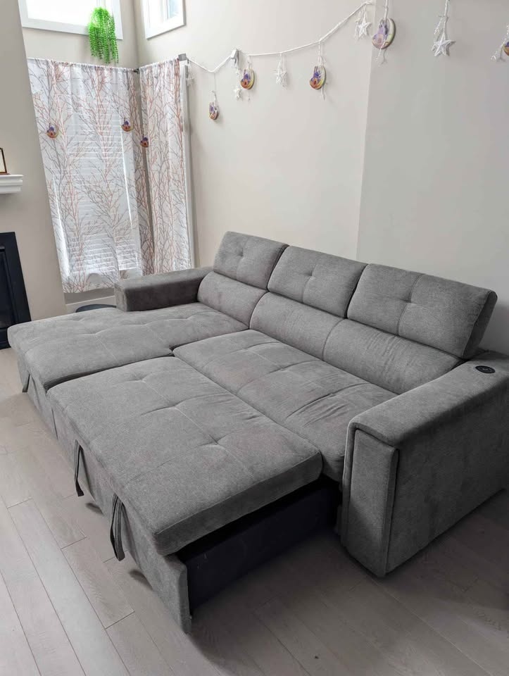Savvy Sleeper Sectional w/ Wireless Charging & Storage (The Bric - photo 4