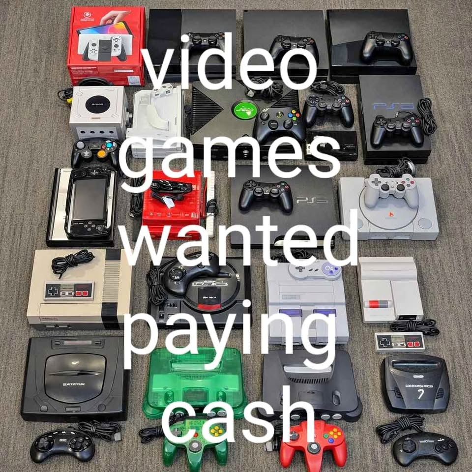 Buying Video Games & Electronics (Cash)