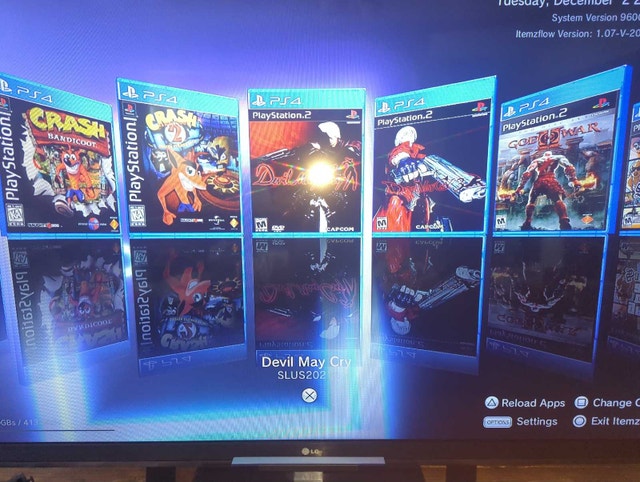 PS4 Modded with GoldHEN, FW 9.60. PS1, PS2, NES, SNES Games