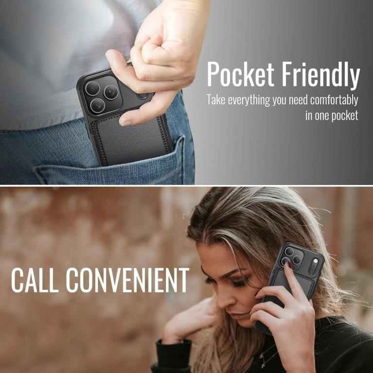 iPhone 17 Pro Wallet Case with Card Holder - photo 3