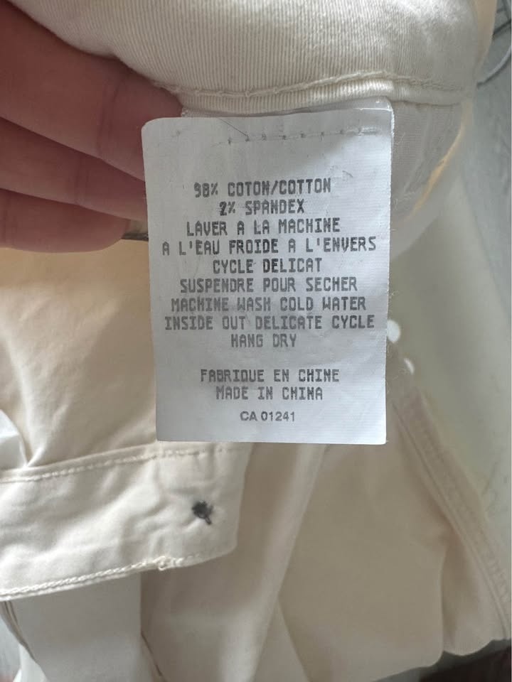 American Bazi Cream Cargo Pants Wide Leg - photo 5